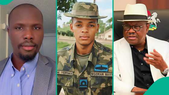 "Not a good conduct": US-based Nigerian criticises naval officer Yerima who clashed with Wike, shares why