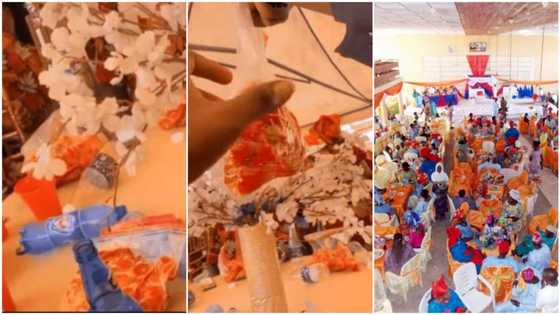 Sabon salo: Bidiyon yadda aka raba danyen timatir da attarugu a wajen wani biki