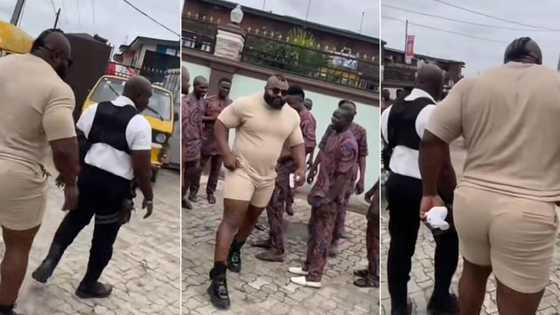 "Who dey protect each other?" Kizz Daniel's macho bouncer steps out with bodyguard, video trends