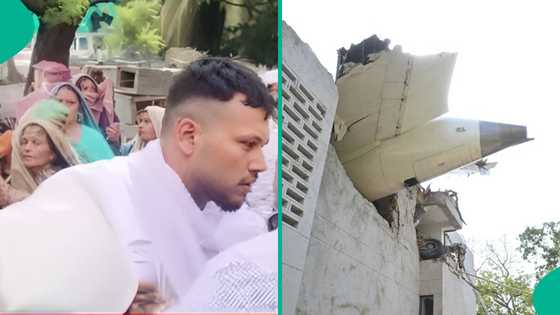 Video: Lone Air India survivor carries coffin of brother killed in crash in final goodbye