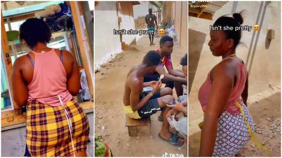 Diri suke bi: Mai siyar da abinci ta bayyana yadda maza ke taruwa wajen kasuwancinta don kawai su ga surarta