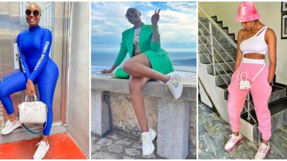 Fashion trend alert: Nancy Isime provides perfect guide for sporty looks in 12 photos