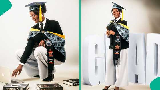 Lagos State University student claims first-class glory as she graduates from department in style