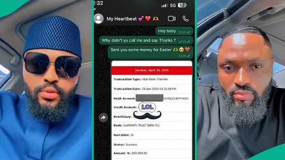 Man who sent N1 million to girlfriend gets disappointed after seeing her reply, WhatsApp chat trends