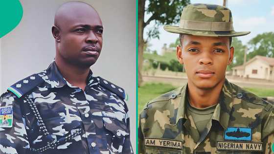 Retired police officer offers part of his N49k monthly pension to viral naval officer, explains why