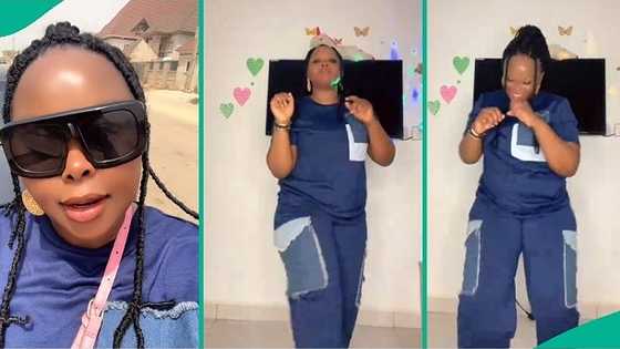 Lady dances in video as marriage crashes after having 2 children for ex-husband, video trends