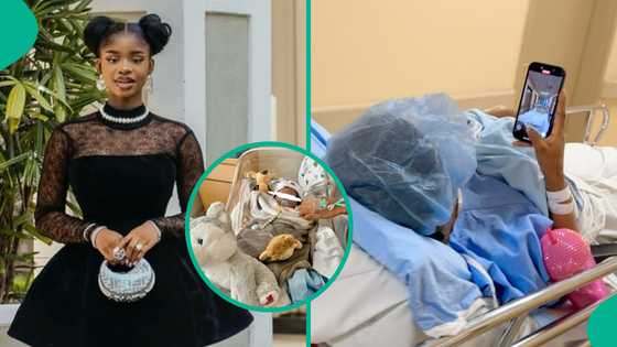 First-time mum Priscilla Ojo breaks silence with adorable video, pics of her newborn Rakeem