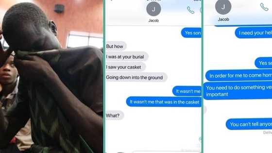 "Don't tell anyone": Boy who thought he was chatting with dead dad spills family's secret in chats
