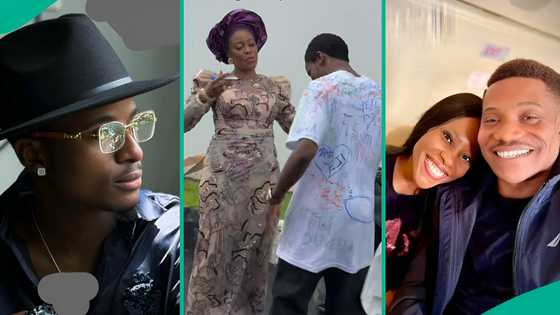 Cinematographer shares what Jerry Eze's wife Eno Jerry wrote on his sign-out shirt, video goes viral