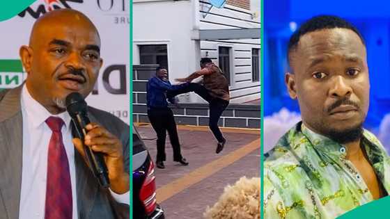 Actors Guild of Nigeria steps in as video of Zubby Michael kicking Godwin Nnadiekwe on set trends