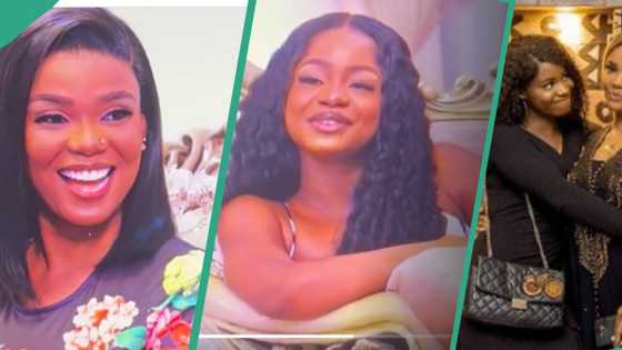 Sweet video as Iyabo Ojo's daughter teases her about leaving their home to live with her lover Paulo