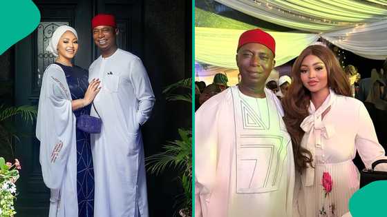 Ned Nwoko reacts to hospital statement about Regina Daniels' alleged medical report, elicits outrage