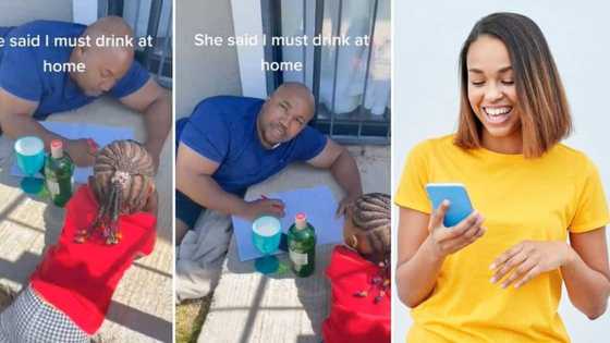 Husband forced to drink in front of daughter after wife locked the gate to stop him from drinking with friends