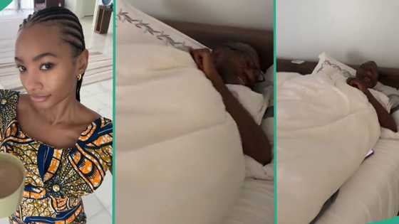 "Money is sweet": Temi Otedola posts video of her dad's low-key birthday, shows him resting in bed