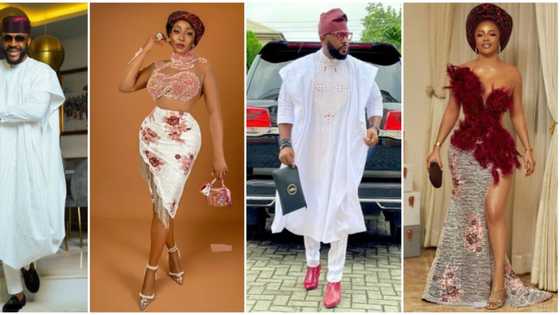 12 celebrities who served major asoebi fashion inspiration at Adebola Williams' wedding