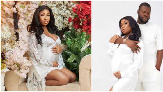 Mo Cheddah and husband welcome first child after years of marriage, singer shares stunning baby bump photos