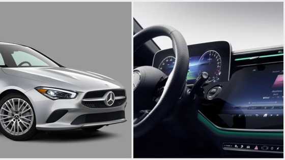 The Mercedes-Benz unveils E-Class model car with built-in selfie camera, TikTok, Angry bird apps