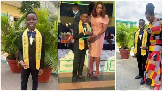 “Wey him papa?” Fans ask questions as Wizkid’s son Tife Balogun graduates, singer absent at ceremony