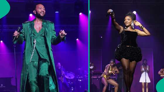 John Legend visits Nigeria, performs at Lagos concert alongside Simi, others, videos emerge online