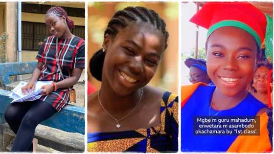 "First class brain": Nigerian lady finishes ler Bsc, Msc and starts PhD at age 24, becomes lecturer in ESUT