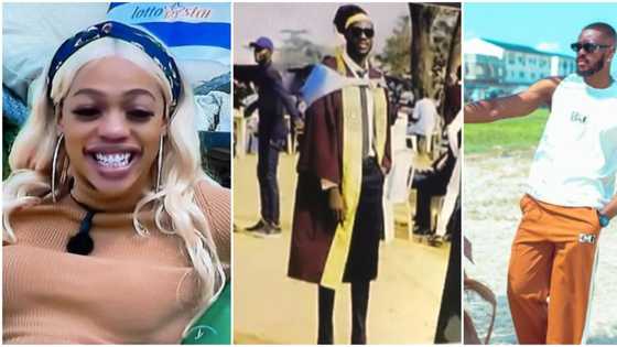 "This girl is sharp, her strategy is working": BBTitans’ Yemi sends love letter and picture of him to Khosi