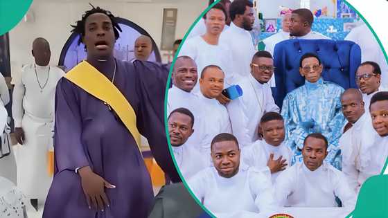 Celestial church pastor opens up after viral controversial prayer session with member under his robe