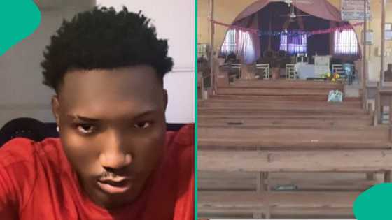"My heart is breaking": Man who is from Kwara state in tears after hearing about church attack