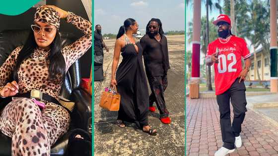 Timaya and Basketball Wives' star Brooke Bailey share viral PDA video, fans gush as she praises him