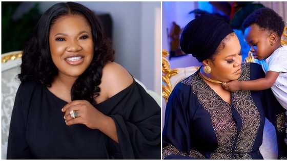 Ireoluwa's birth added so much joy to my life: Toyin Abraham says hours after clarifying issue with Anjorin