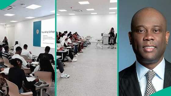 Nigerians compare Wigwe University to Harvard as new photos show high-class lecture rooms