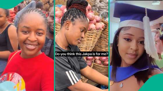 Nurse who wanted to travel overseas becomes onion seller in Nigeria, shares video