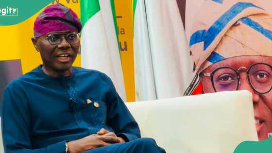 "3rd term stunts": Mixed reactions as Gov Sanwo-Olu eats boli on Lagos street