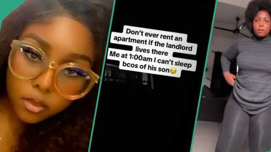 Lady who has been unable to sleep in rented apartment posts video of midnight experience with landlord