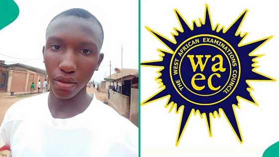Boy who wants to study law displays 2026 WAEC result, asks if he can gain admission