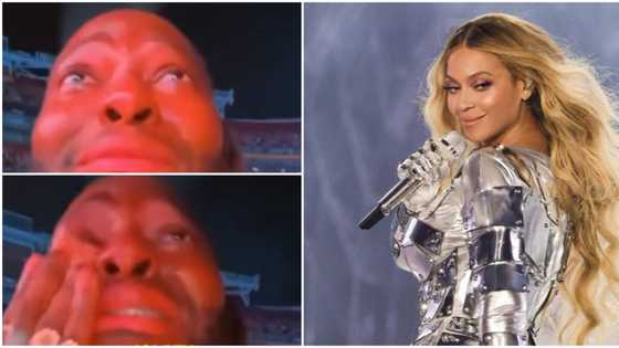 Nigerian man cries a river as he watches Beyoncé perform in Washington DC: "We're giving this one to Ghana"