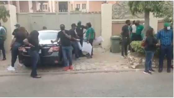 Heritage Bank workers storms Senator Andy Uba's house to demand loan repayment