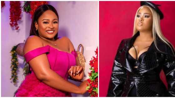 The heat provider: BBNaija star Amaka serves it hot in daring black leather ensemble