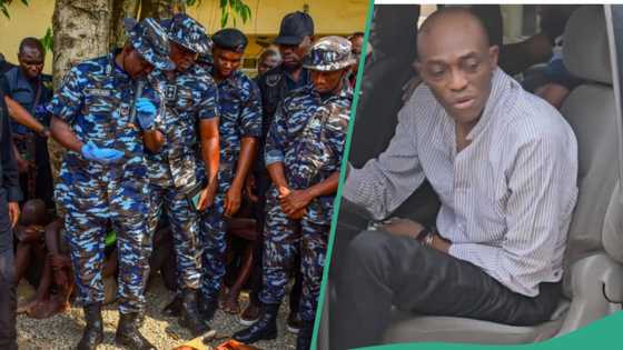 BREAKING: Protest erupts in Benin as police arrest Labour Party chair, Julius Abure, video emerges