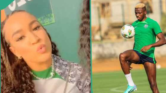 "Our beautiful wife": Osimhen's girlfriend Stefanie Kim Ladewig whines her waist in love dance video
