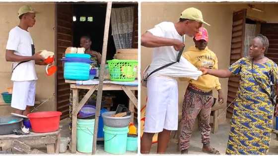 "I'm a corper": NYSC member takes camp meal ticket to local restaurant, insists on free food in prank video