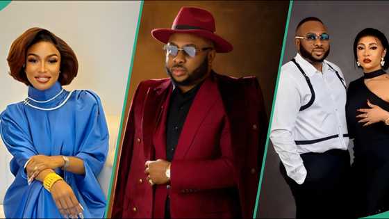 Olakunle Churchill goes on an exclusive date as he ignores Tonto Dikeh and wife on Mother's Day