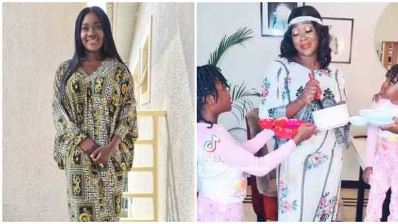 Nollywood actress Mercy Johnson Okojie shares hilarious TikTok video with her kids