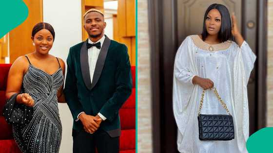 Osimhen all smiles as Martins, Arokodare attend his sister’s baby naming ceremony, video