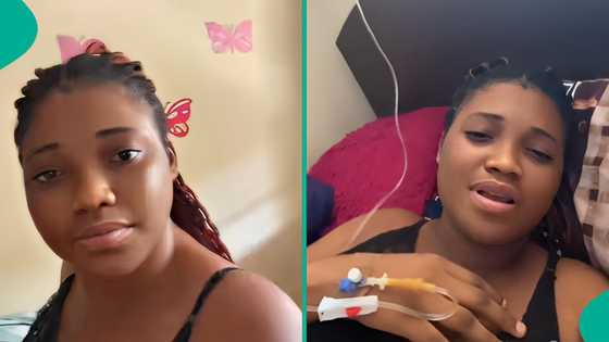 Heartbroken lady lands in hospital after fiancé cancelled wedding, sparks mixed reactions