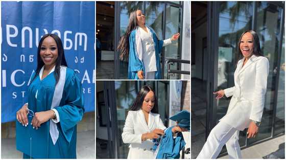 Nigerian lady emerges as best graduating student in medicine and surgery abroad, shares graduation photos
