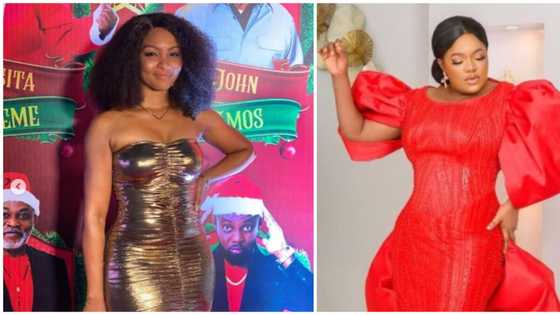 Christmas in Miami: Osas Ighodaro and Toyin Abraham slay effortlessly at movie premiere