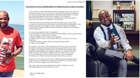 International Businessman to gift Davido rare coins worth millions of naira for donating N251m to orphans