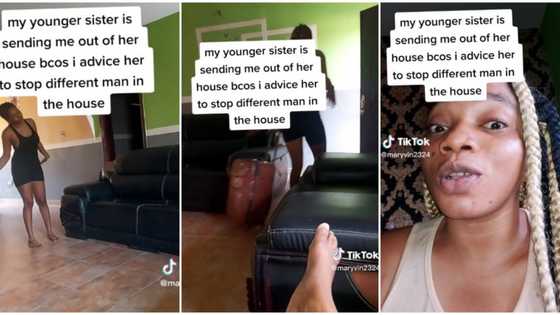 "Just leave": Video as Nigerian lady throws elder sister out of her house for advising her about men