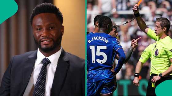 Mikel Obi sends message to Nicolas Jackson after red card incident