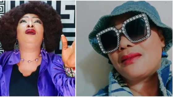 Are you a dog? Actress Eucharia Anunobi queries people fond of sticking out their tongues